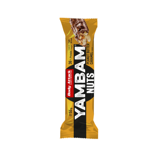 Body Attack YamBam Nuts Bars - 15x55g